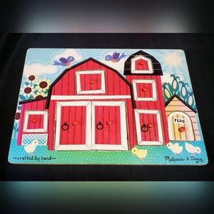 🧩Melissa & Doug Farm Peek-a-Boo Puzzle - 2 for $18🧩